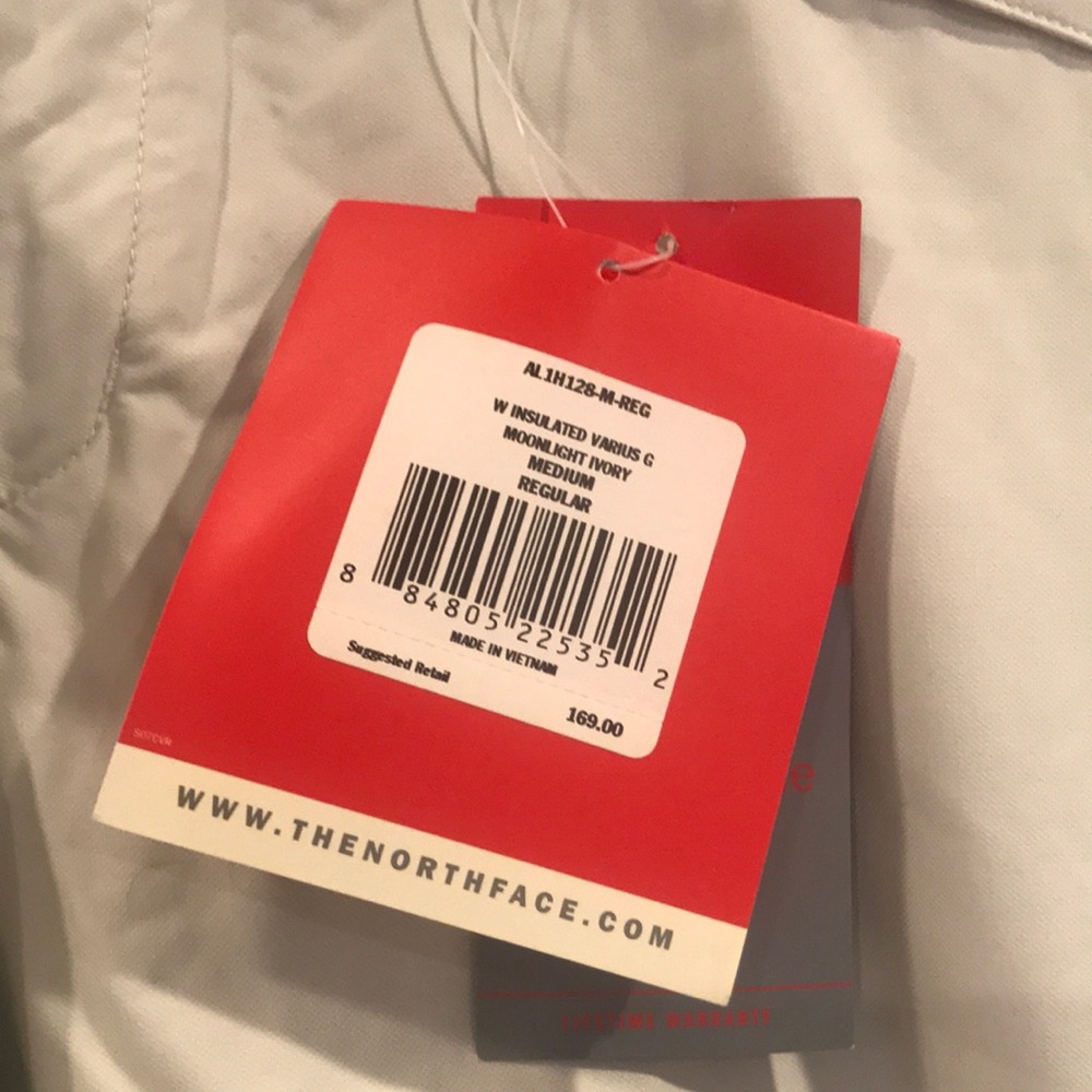 Moonlight ivory Varius G Northface   snow pants